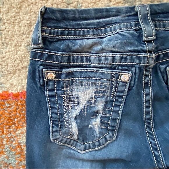Miss Me Rhinestone Bootcut Jeans - Picture 6 of 12
